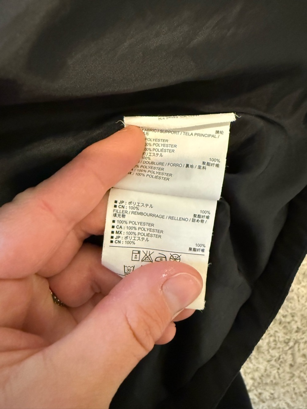 2/$30 Old Navy Black Quilted Jacket Size Small Zip Front Lightweight Puffer Coat - Picture 8 of 9